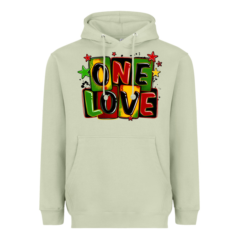 One Love Juneteenth Heavyweight Hoodie by LillyAllenDesigns | Teevron