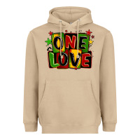 Mushroom one love juneteenth Heavyweight Hoodie - LillyAllenDesigns