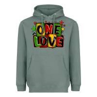 Sage one love juneteenth Heavyweight Hoodie - LillyAllenDesigns