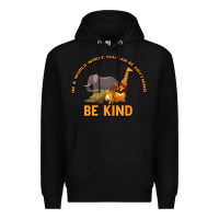 Black In a World Where You Can Be Anything Bee Kind Premium Hoodie - Bettercallsaul