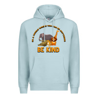 Blue Mist In a World Where You Can Be Anything Bee Kind Premium Hoodie - Bettercallsaul