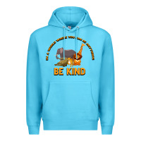 Ocean Blue In a World Where You Can Be Anything Bee Kind Premium Hoodie - Bettercallsaul