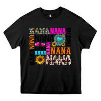 Black nana gemstone sunflower Heavy Core Tee - texasbilliewilder