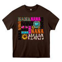 Chocolate Brown nana gemstone sunflower Heavy Core Tee - texasbilliewilder