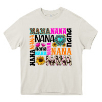 Cream nana gemstone sunflower Heavy Core Tee - texasbilliewilder