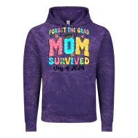 Cloud Purple forget the grad mom survived class of 2024 Vintage Hoodie - JahusDesignShop