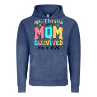 Vintage Denim forget the grad mom survived class of 2024 Vintage Hoodie - JahusDesignShop