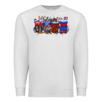 Oatmeal Heather labor day drink Premium Sweatshirt - RacoonDesign