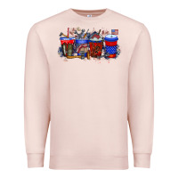 Pale Pink labor day drink Premium Sweatshirt - RacoonDesign