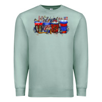 Seafoam labor day drink Premium Sweatshirt - RacoonDesign