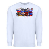 White labor day drink Premium Sweatshirt - RacoonDesign