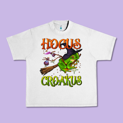 Hocus Croakus Urban Heavy Tee Designed By Bundleandbundleshop