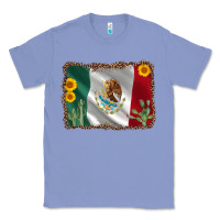 Colony Blue mexico flag sunflower cactus Classic Tee - AdoDesignShop