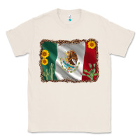 Natural mexico flag sunflower cactus Classic Tee - AdoDesignShop