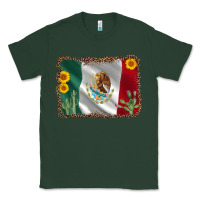 Sports Green mexico flag sunflower cactus Classic Tee - AdoDesignShop