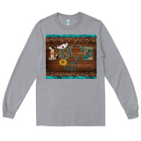 Heather Grey western nurse love tumbler Long Sleeve Tee - BarkalooDesign