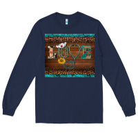 Navy western nurse love tumbler Long Sleeve Tee - BarkalooDesign