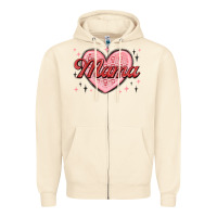 Sandshell mama valentines Zipper Hoodie - MaliasSmallBusiness
