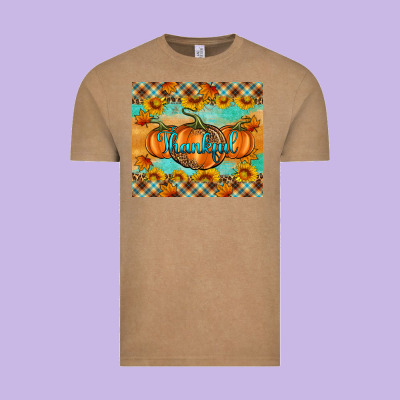 Thankful Pumpkins Vintage Tee Designed By Artiststas