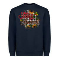 Navy stay sweet wood slice ornament Heavyweight Sweatshirt - JahusDesignShop