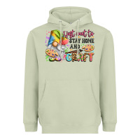 Matcha i just want to stay home and craft Heavyweight Hoodie - LillyAllenDesigns