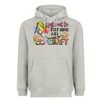 Moon Dust i just want to stay home and craft Heavyweight Hoodie - LillyAllenDesigns