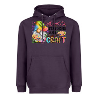 Plum i just want to stay home and craft Heavyweight Hoodie - LillyAllenDesigns