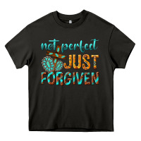 Asphalt not perfect just forgiven Heavy Core Tee - texasbilliewilder
