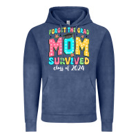 Vintage Denim forget the grad mom survived class of 2024 Vintage Hoodie - JahusDesignShop