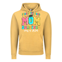 Vintage Mustard forget the grad mom survived class of 2024 Vintage Hoodie - JahusDesignShop