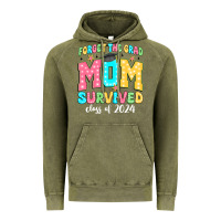 Vintage Olive forget the grad mom survived class of 2024 Vintage Hoodie - JahusDesignShop