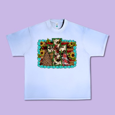 Christmas Cross Urban Heavy Tee Designed By Jahusdesignshop