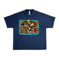Navy Christmas cross Urban Heavy Tee - JahusDesignShop
