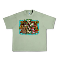 Oil Green Christmas cross Urban Heavy Tee - JahusDesignShop
