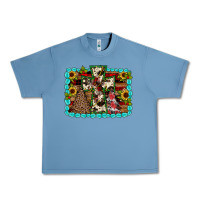 Pebble Blue Christmas cross Urban Heavy Tee - JahusDesignShop