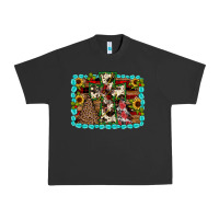Pigment Black Christmas cross Urban Heavy Tee - JahusDesignShop