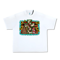 White Christmas cross Urban Heavy Tee - JahusDesignShop
