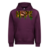 Mauve Wine hope juneteenth Urban Hoodie - CowGirlArtShop