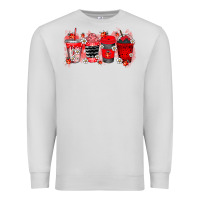 Dove Grey lady bug drink Premium Sweatshirt - RacoonDesign