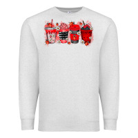 Oatmeal Heather lady bug drink Premium Sweatshirt - RacoonDesign