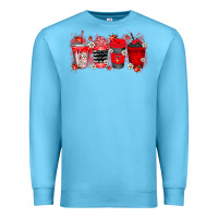 Ocean Blue lady bug drink Premium Sweatshirt - RacoonDesign