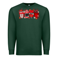 Sports Green lady bug drink Premium Sweatshirt - RacoonDesign