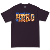 Plum my daddy is my hero dispatcher Premium Tee - texasbilliewilder