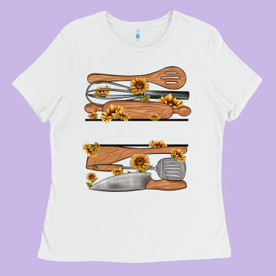 Ladies Tee custom name kitchen tools