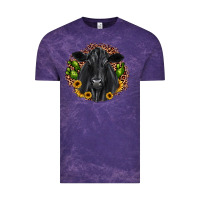 Cloud Purple black angus cactus sunflower Vintage Tee - JahusDesignShop