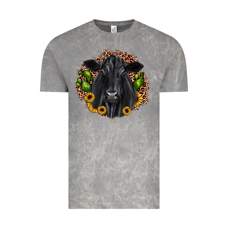 Black Angus Cactus Sunflower Vintage Tee by JahusDesignShop | Teevron