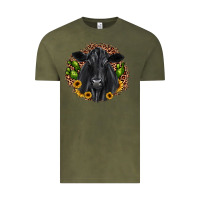 Vintage Olive black angus cactus sunflower Vintage Tee - JahusDesignShop