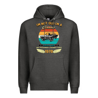 Charcoal Heather Vintage 50th Birthday I'm Not Old I'm A Classic Born In 1970 Premium Hoodie - Bettercallsaul
