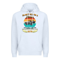 White Vintage 50th Birthday I'm Not Old I'm A Classic Born In 1970 Premium Hoodie - Bettercallsaul