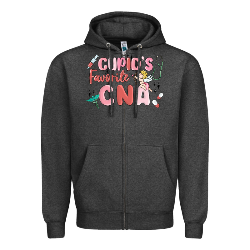 Cupids Favorite Cna Zipper Hoodie by MaliasSmallBusiness | Teevron